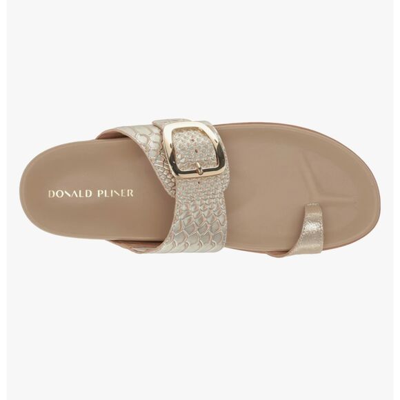 Donald Pliner / Lorenzo Vintage Python Sandal / Classic Luxury Style Sandals - Picture 7 of 7